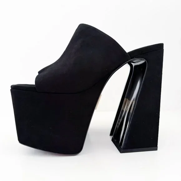 Brandon Blackwood Harlo Mule Platform Sandal - Picture 2 of 16